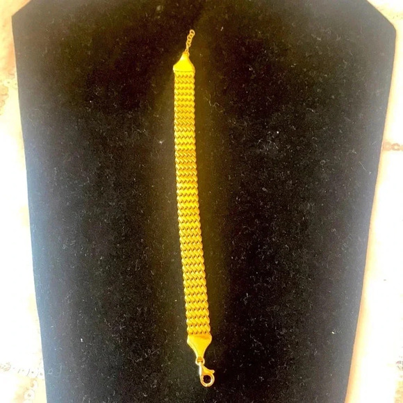 Rare find bracelet 750 Italy gold 18 karat gold double face 16 grams - Picture 3 of 5